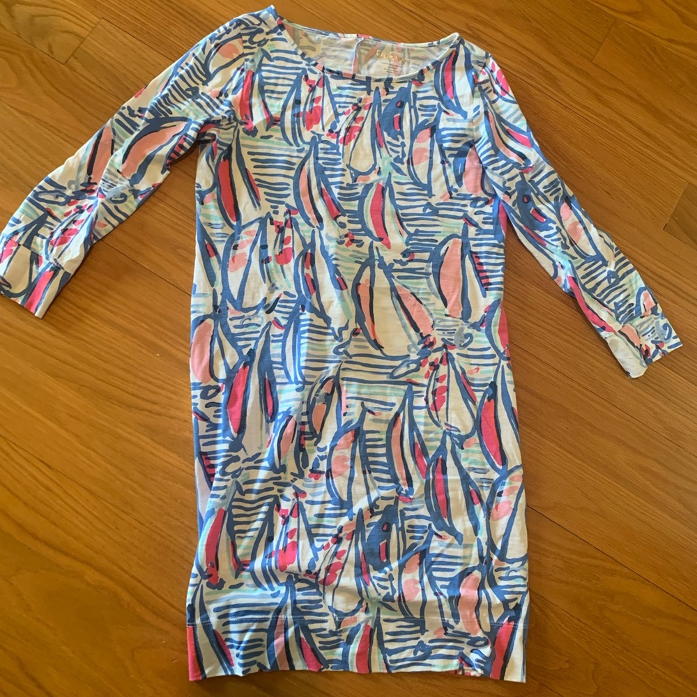 Lilly Pulitzer Pima cotton sailboat dress
